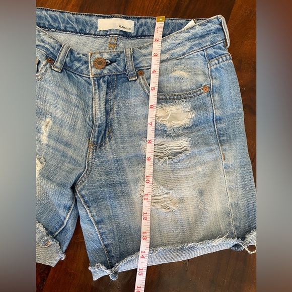 Garage Girlfriend Denim Shorts Distressed Size S - Picture 8 of 11